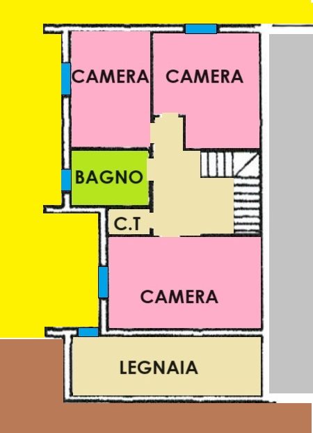 Abetone Le Regine Porzione di Villetta Bifamiliare con Giardino