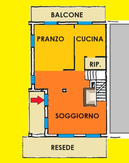 Abetone Le Regine Porzione di Villetta Bifamiliare con Giardino