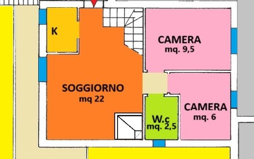 Abetone Loc. Doganaccia Trilocale con Ampia Soffitta
