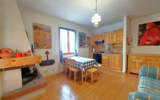 Dogana Nuova Bilocale con Camino e Cantina