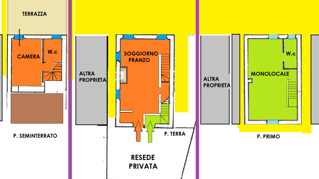 Abetone Casa Bifamiliare vicino Piste da Sci
