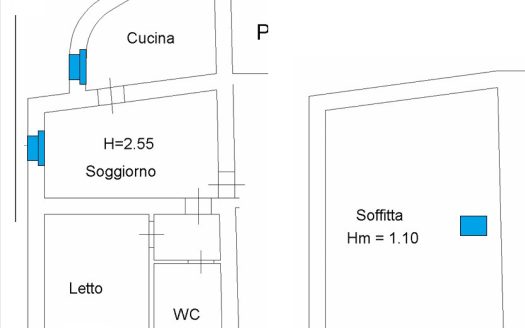 Fiumalbo Bilocale con Caminetto comodo al Centro