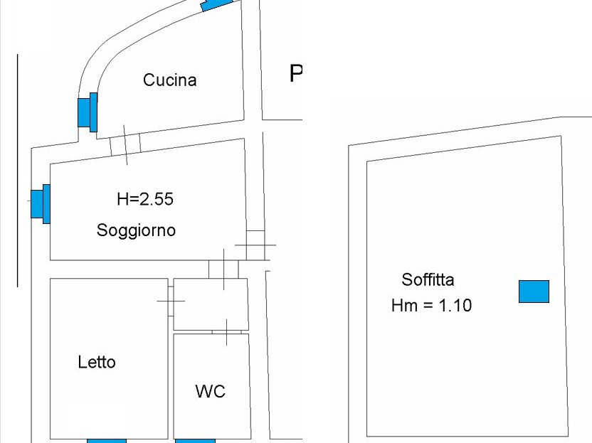 Fiumalbo Bilocale Caminetto comodo al Centro