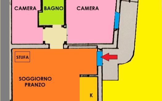 Cutigliano Loc. Il Melo Trilocale Indipendente con Spazio Esterno