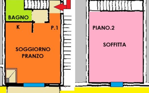 Fiumalbo Località “Il Chioso ” Trilocale con Camino e Posto Auto