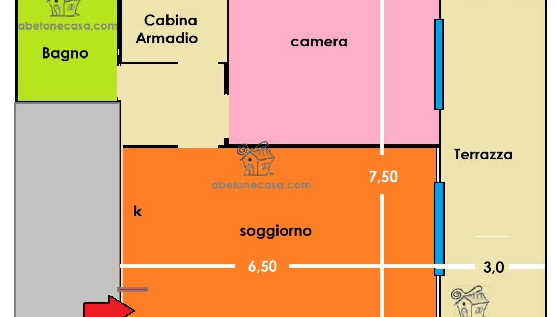 Dogana Nuova Bilocale In Ottime Condizioni con Terrazza Abitabile