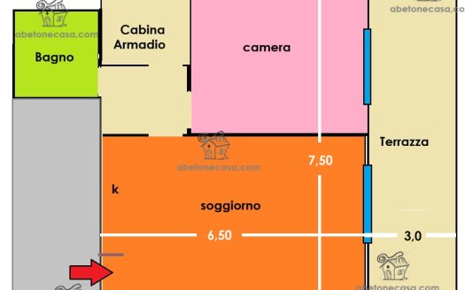 Dogana Nuova Bilocale In Ottime Condizioni con Terrazza Abitabile